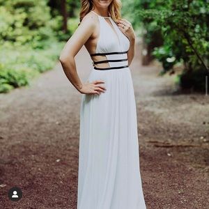 Keyhole and cutout dress